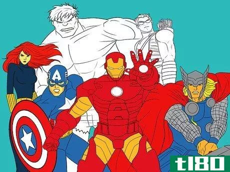 Image titled Draw the Avengers Step 17