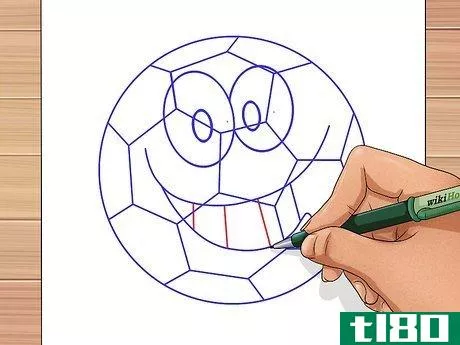 Image titled Draw a Soccer Ball Step 17