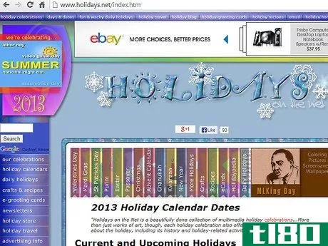 Image titled Find Out What Type of Holiday Exists Today Online (Besides Common Holidays) Step 10