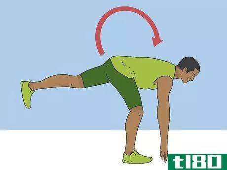 Image titled Do the Touch and Hop Exercise Step 3