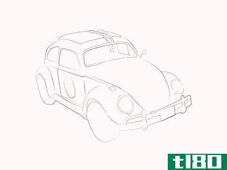 Image titled Draw Herbie the Love Bug Step 2