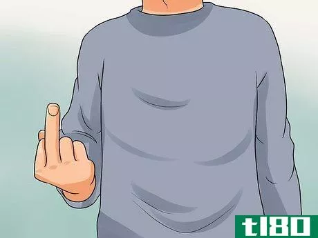 Image titled Flip Someone off with Style Step 1