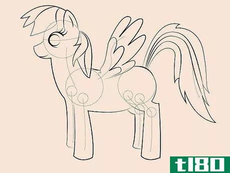 Image titled Draw My Little Ponies Step 7