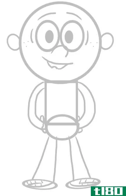 Image titled How to Draw Lincoln Loud from The Loud House Step 4.png