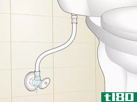 如何修复漏水的厕所供水管（更换供水管）(fix a leaky toilet supply line (water supply line replacement))