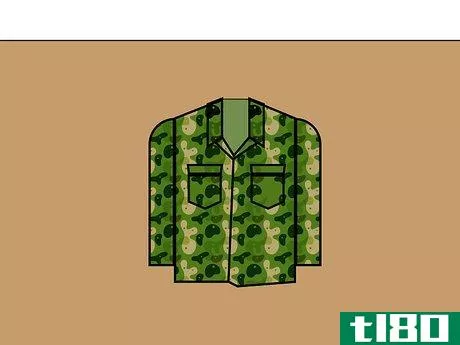 Image titled Fold Army Combat Uniforms Step 1