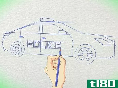 Image titled Draw a Police Car Step 24