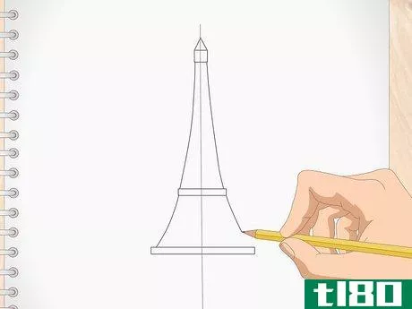 Image titled Draw the Eiffel Tower Step 4