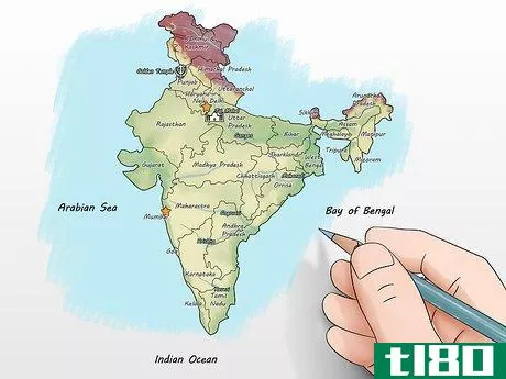 如何绘制印度地图(draw the map of india)