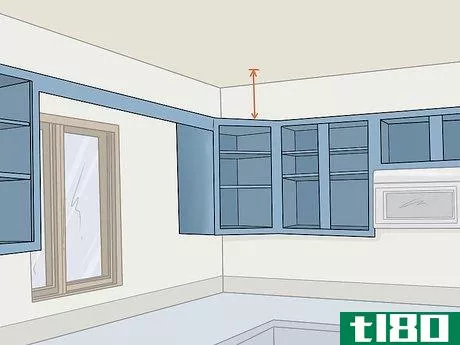 Image titled Extend Cabinets to the Ceiling Step 2