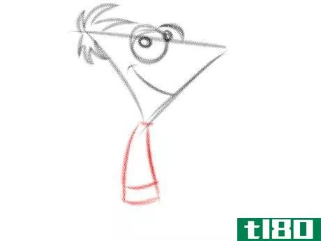 Image titled Draw Phineas Flynn from Phineas and Ferb Step 5