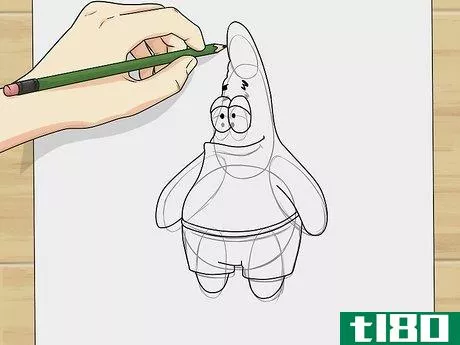 Image titled Draw Patrick from SpongeBob SquarePants Step 5