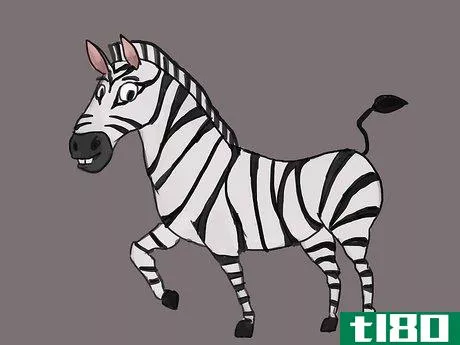 Image titled Draw a Zebra Step 13