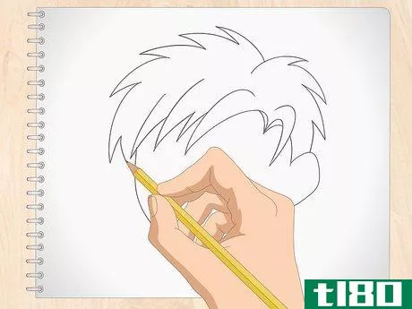 Image titled Draw Manga Hair Step 19