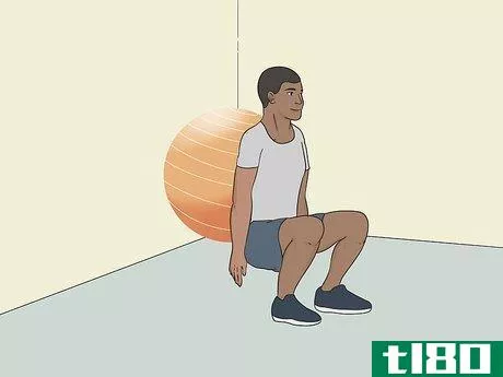 Image titled Do an Exercise Ball Squat Step 6.jpeg