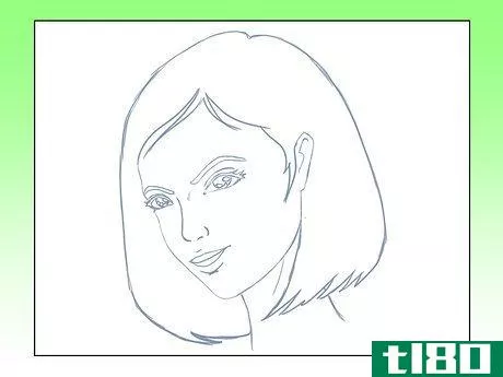 Image titled Draw a Semi Realistic Portrait Step 9