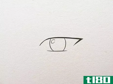 Image titled Draw Simple Anime Eyes Step 10