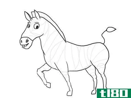 Image titled Draw a Zebra Step 10