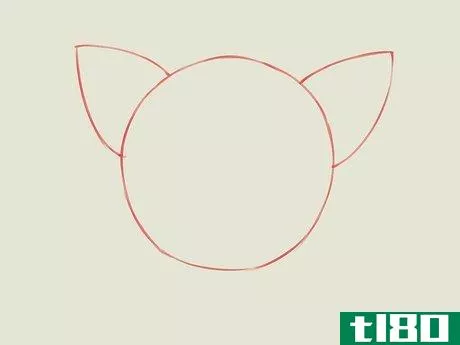 如何画一个卡通猫女(draw an anime cat girl)