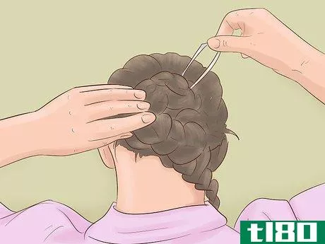 Image titled Do a Braided Flower Crown Hairstyle Step 17