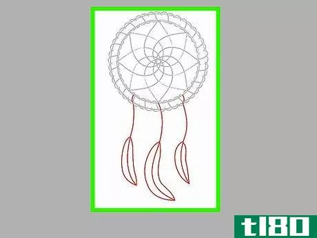 Image titled Draw a Dreamcatcher Step 4
