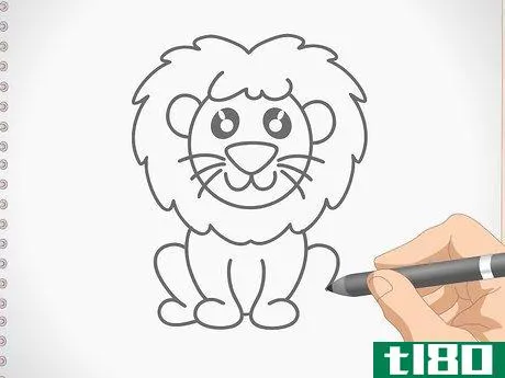 Image titled Draw a Lion Step 17