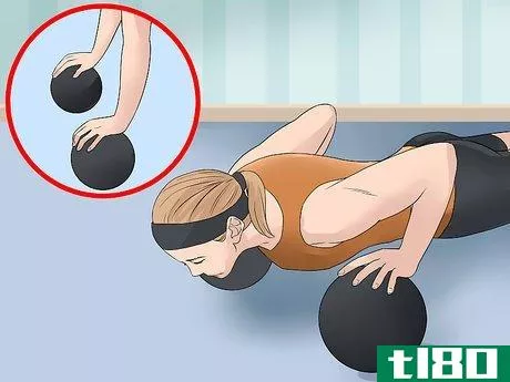 Image titled Do Medicine Ball Pushups Step 8