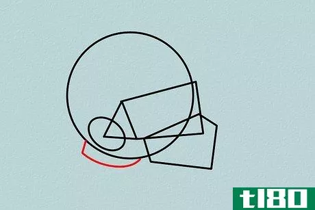 Image titled Draw a Football Helmet Step 12