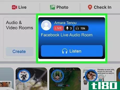 Image titled Facebook Live Audio Rooms Podcasts and Soundbites Step 7