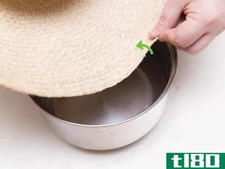 Image titled Fix a Squashed Straw Hat Step 2