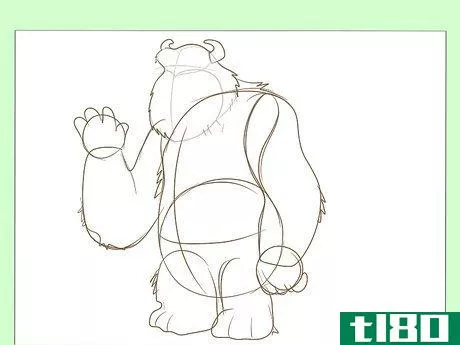 Image titled Draw Sully from Monster's Inc Step 5