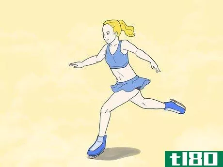 Image titled Do a One Foot Spin in Figure Skating Step 1