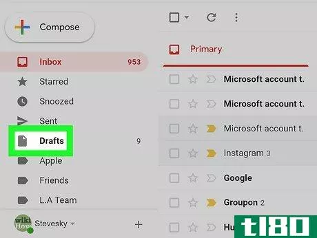 Image titled Delete a Draft in Gmail Step 3