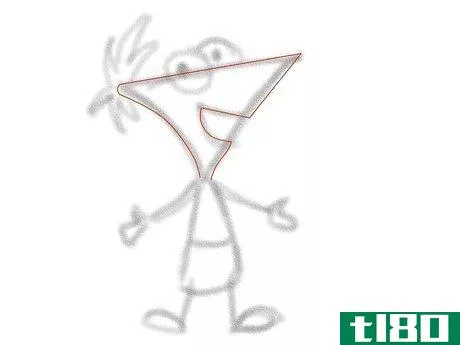Image titled Draw Phineas Flynn from Phineas and Ferb Step 25