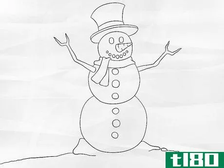 Image titled Draw a Snowman Step 7