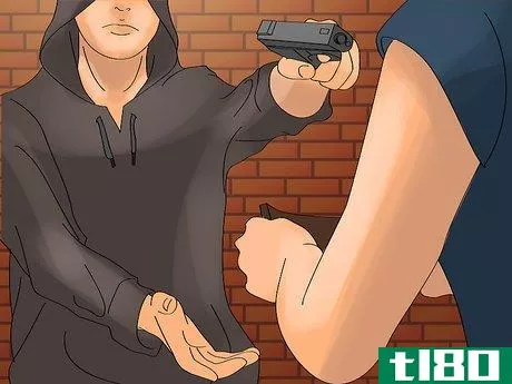 Image titled Disarm a Criminal with a Handgun Step 6