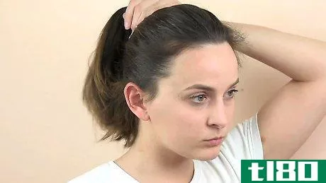 Image titled Do a Quick and Easy Hair Bun Step 1