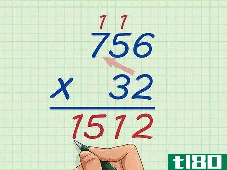 Image titled Do Long Multiplication Step 4