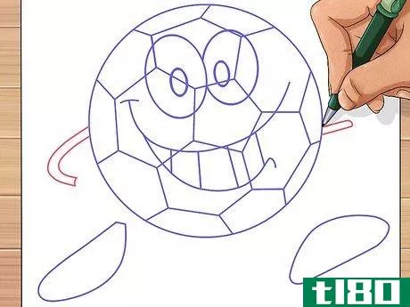 Image titled Draw a Soccer Ball Step 19