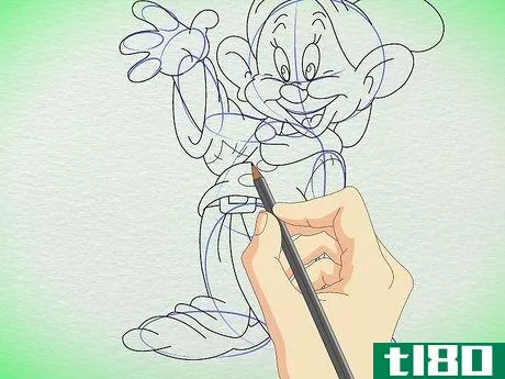 Image titled Draw Dopey from the Seven Dwarfs Step 6