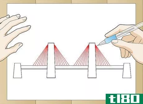 Image titled Draw Suspension Bridges Step 4