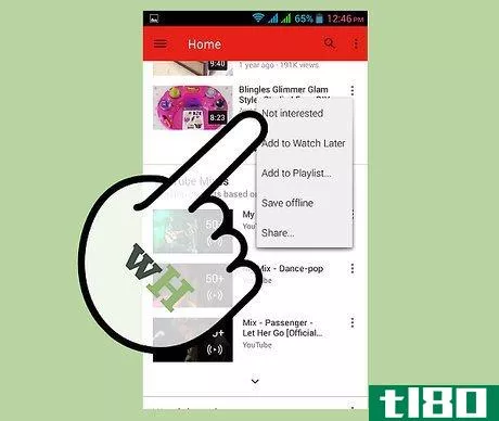 Image titled Delete Recommended Videos of YouTube in Android Step 7