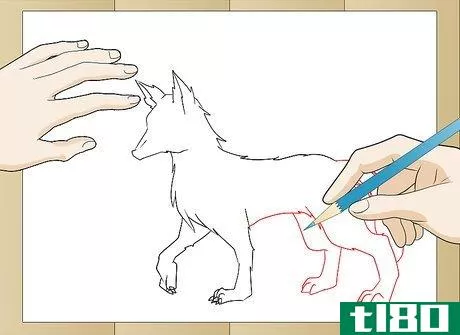 Image titled Draw a Realistic Wolf Step 8
