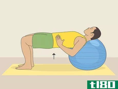 Image titled Do a Bridge Exercise With an Exercise Ball Step 12