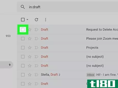 Image titled Delete a Draft in Gmail Step 4