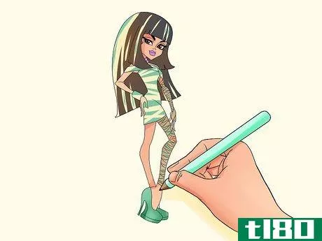 Image titled Draw Monster High Step 45