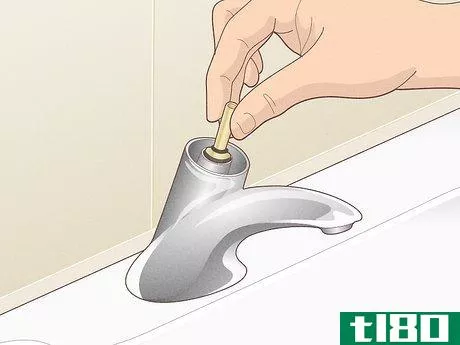 Image titled Fix a Leaky Bathroom Sink Faucet with a Single Handle Step 17