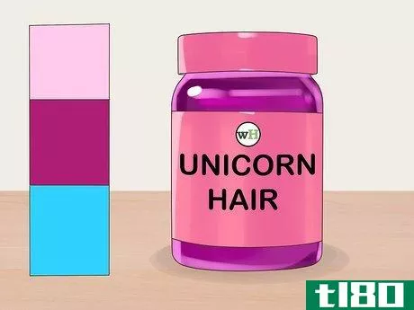 Image titled Dye Unicorn Hair Step 1