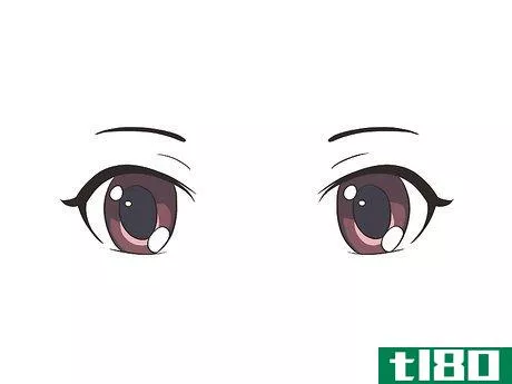 如何画简单的动画眼睛(draw simple anime eyes)