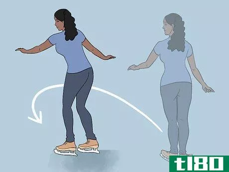 Image titled Do a One Foot Spin in Figure Skating Step 1
